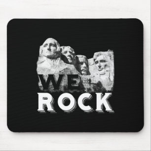 Tapis De Souris Nous Rock Mont Rushmore Présidents Sculpture Drôle