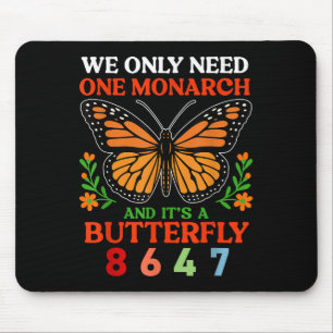 Tapis De Souris Nous Seulement Un Monarque Et Son Papillon A 8647 