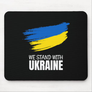 Tapis De Souris Nous sommes avec l'Ukraine - Sauver l'Ukraine - Ar
