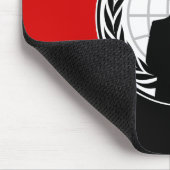Tapis De Souris Nous sommes drapeau anonyme d'anarchiste (Coin)