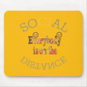 Tapis De Souris Nous survivrons à la COVID-19 - Un message de forc (Devant)