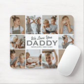 Tapis De Souris Nous Vous Aimons Papa Photo Souris Pad (Avec souris)