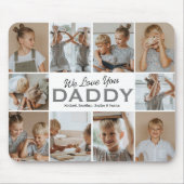 Tapis De Souris Nous Vous Aimons Papa Photo Souris Pad (Devant)