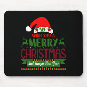 Tapis De Souris Nous Vous Souhaitons Un Joyeux Noël Et Une Bonne A