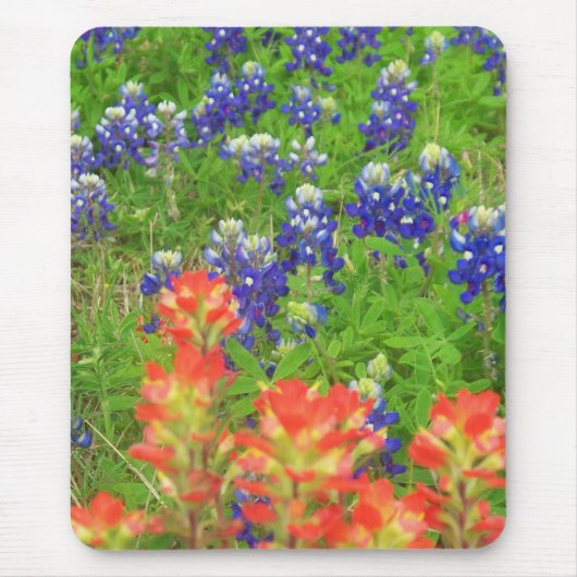 Tapis De Souris Nouveaux bleus et rouges (Devant)