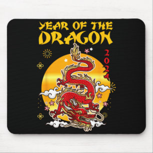 Tapis De Souris Nouvel An chinois 2024 Année du Dragon Nouvel An l