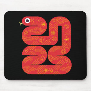 Tapis De Souris Nouvel An lunaire 2025 - Année du Serpent