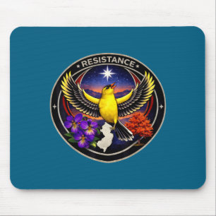 Tapis De Souris Nouvelle alliance de l'oiseau rebelle du New Jerse