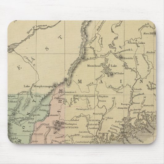 Tapis De Souris Nouvelle-Angleterre (Devant)