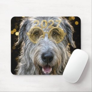 Tapis De Souris Nouvelle Année 2027 Irish Wolfhound
