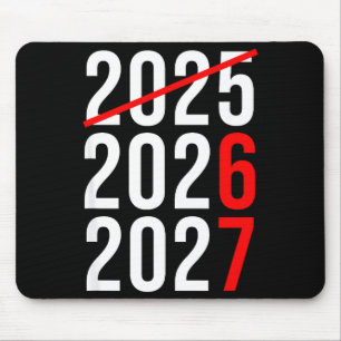 Tapis De Souris Nouvelle année drôle 67 Meme Bonjour 2026 Au revoi