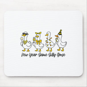 Tapis De Souris Nouvelle Année Même Oie Idiote Bonne Année Oie de