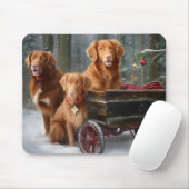 Tapis De Souris Nouvelle-Écosse Duck Toller Retriever Snowden (Avec souris)