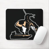 Tapis De Souris Nouvelle extrémité noire de traînée (Avec souris)