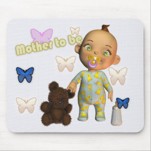 Tapis De Souris nouvelle maman, nouvelle maman, mère à être tap