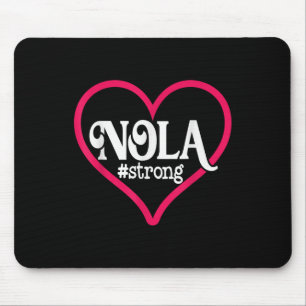 Tapis De Souris Nouvelle-Orléans Nola Coeur Fort Tee Nouvelle-Orlé