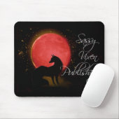 Tapis De Souris Nouvelle renarde impertinente éditant le tapis de (Avec souris)