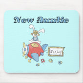 Tapis De Souris Nouvelle tante - T-shirts et cadeaux d'avion (Devant)