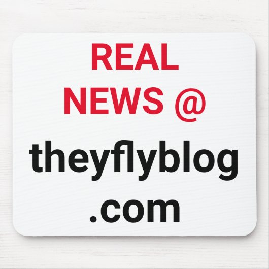 Tapis De Souris Nouvelles réelles sur theyflyblog.com (Devant)