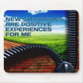 Tapis De Souris "Nouvelles situations" Motivation Affirmation (Devant)