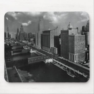 Tapis De Souris Novembre 1939 : La ville de Chicago