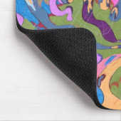 Tapis De Souris "Noyer" l'art Abstrait (Coin)