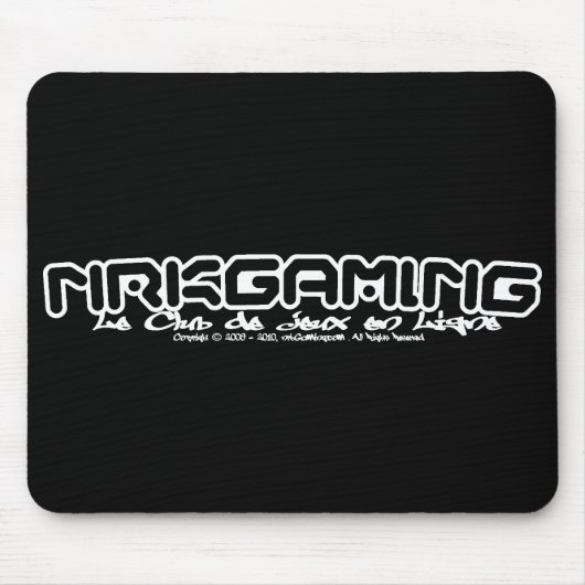 Tapis De Souris nrkGaming CJL-2011BK Series (Devant)
