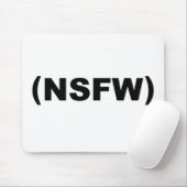 Tapis De Souris NSFW non sûr pour le travail (Avec souris)