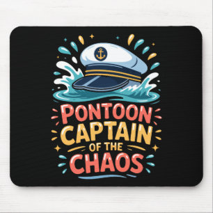Tapis De Souris Ntoon capitaine du chaos drôle de bateau sur le la