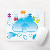 TAPIS DE SOURIS NUAGE (Avec souris)