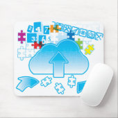 TAPIS DE SOURIS NUAGE (Avec souris)