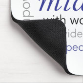 Tapis De Souris nuage de mot de sage-femme (Coin)