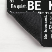 Tapis De Souris Nuage de mots inspirants SOIS GENTIL (Coin)