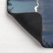 Tapis De Souris nuage de tonnerre bloque le soleil (Coin)