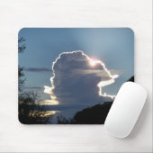 Tapis De Souris nuage de tonnerre bloque le soleil (Avec souris)