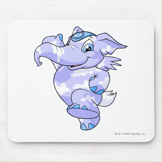 Tapis De Souris Nuage d'Elephante (Devant)