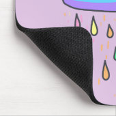 Tapis De Souris Nuage d'Unicorne arc-en-ciel (Coin)