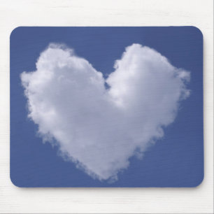 Tapis De Souris Nuage Mousepad de coeur