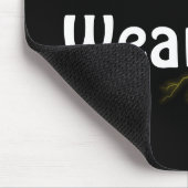 Tapis De Souris Nuage tornade orageux avec citation amusante (Coin)