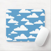 TAPIS DE SOURIS NUAGES BLANCS (Avec souris)