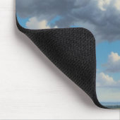 Tapis De Souris Nuages blancs et ciel bleu clair (Coin)