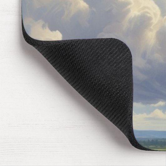 Tapis De Souris Nuages blancs et ciel bleu clair (Coin)