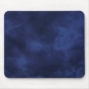 Tapis De Souris Nuages bleus foncés