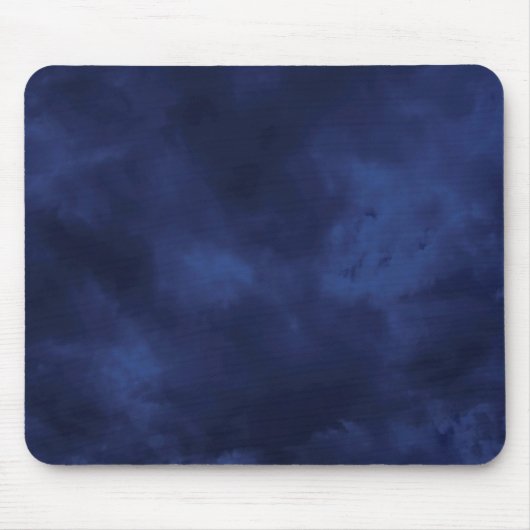 Tapis De Souris Nuages bleus foncés (Devant)