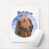 Tapis De Souris Nuages Dachshund (Avec souris)