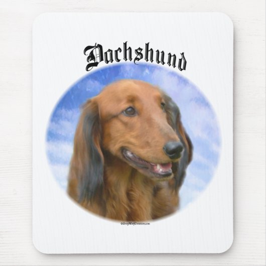 Tapis De Souris Nuages Dachshund (Devant)