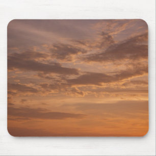 Tapis De Souris Nuages de coucher de soleil II Pastel Nature Abstr