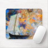 Tapis De Souris Nuages de fleurs, Redon (Avec souris)