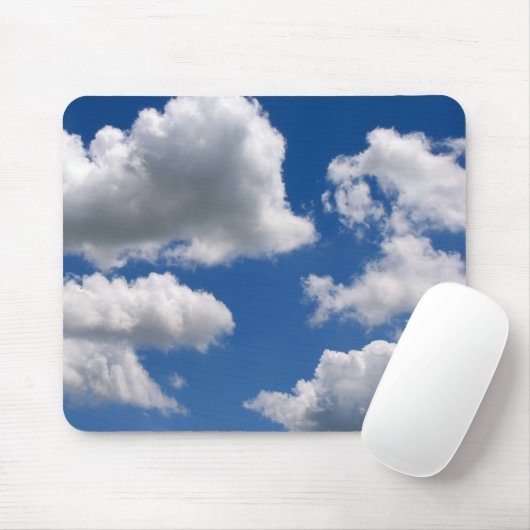 Tapis De Souris Nuages de Puffy Mousepad (Avec souris)