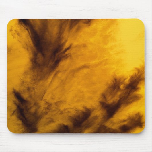 Tapis De Souris Nuages légers - Doré (Devant)
